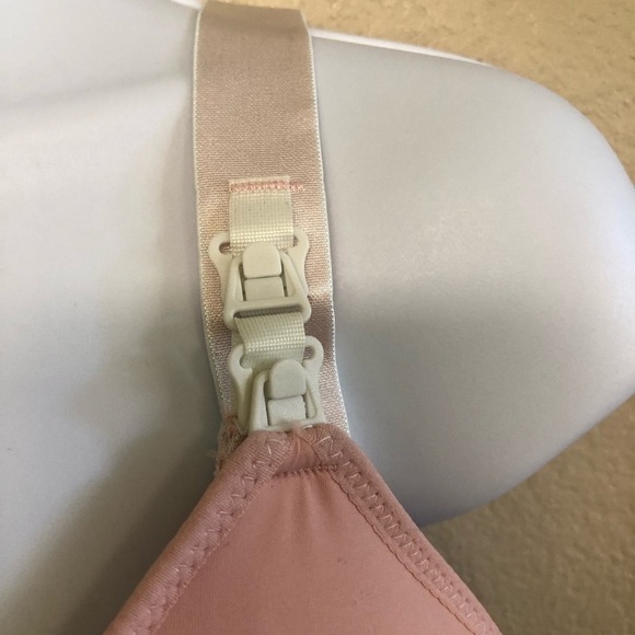 Nurturally Pink Hands Free Maternity Nursing and Pumping Bra Sz US/Uk 36-44G/F - Picture 7 of 16